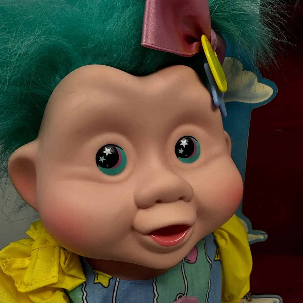 Vtg 1991 Magic Trolls Babies Alissa Troll Doll 12